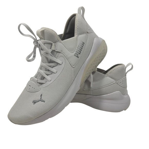 Puma Other - Puma SoftFoam Running Sneakers Men's Size 12‎ White Mesh Athletic Shoes